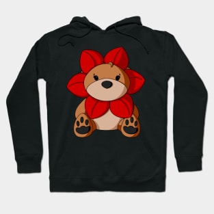 Flower Teddy Bear Hoodie